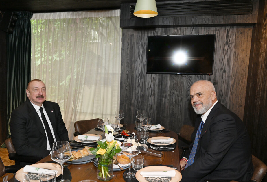 President of Azerbaijan Ilham Aliyev and Prime Minister of Albania held meeting over working luncheon