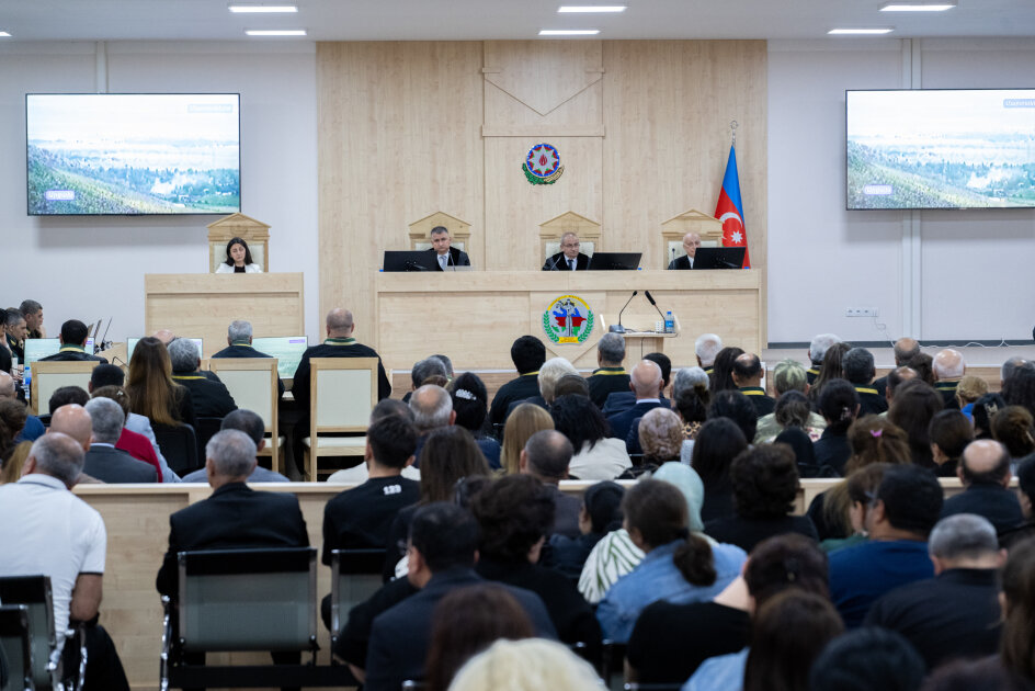 Video footage exposing Armenia's systematic policy of ethnic cleansing against Azerbaijanis in Armenia and formerly occupied territories of Azerbaijan shown in court