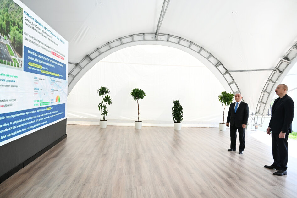 President Ilham Aliyev inaugurated Ashagi Malibeyli and Mirik hydroelectric plants in Lachin