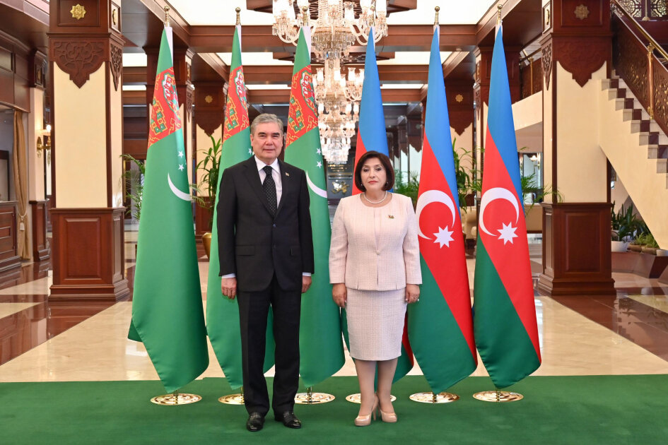 Speaker of Azerbaijan’s Parliament Sahiba Gafarova meets with Chairman of Turkmenistan’s Halk Maslahaty