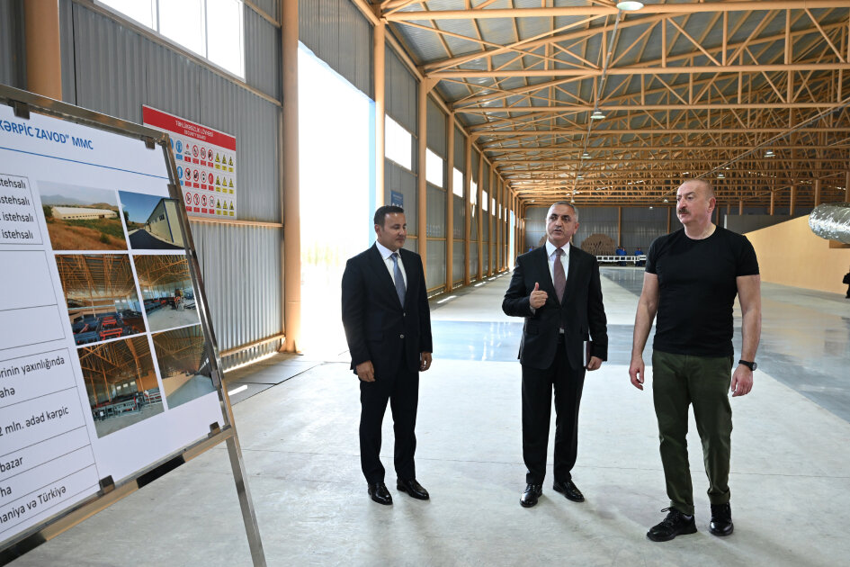 Khojaly brick factory inaugurated