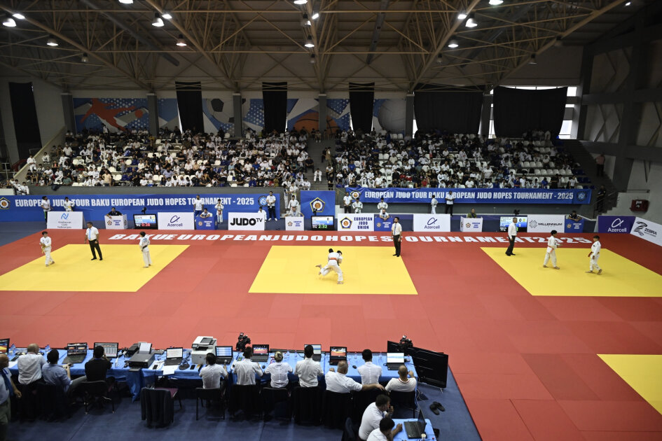 Baku hosts European Judo Hopes Tournament