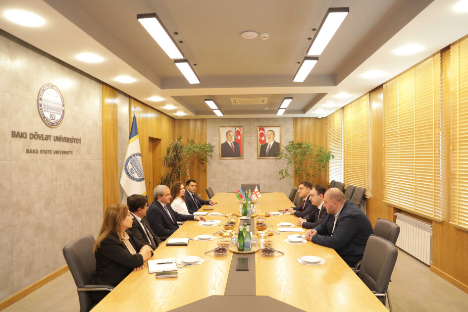 Georgian parliamentary delegation visits Baku State University