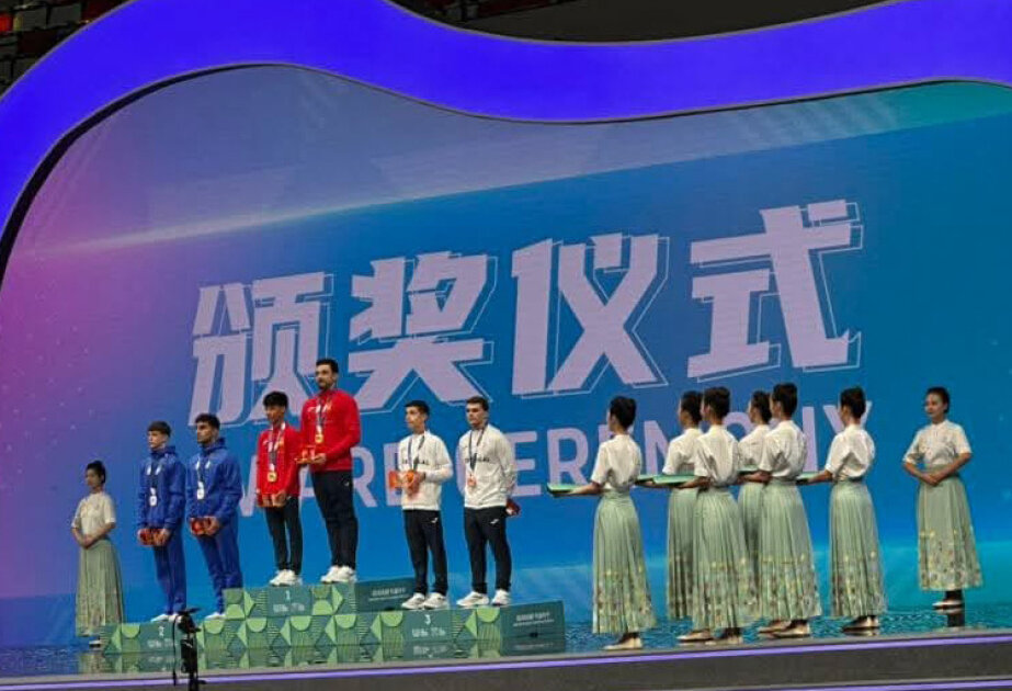 Azerbaijani gymnast wins silver medal at World Games