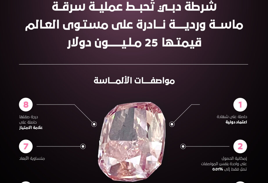 Dubai police retrieve stolen diamond worth $25 million