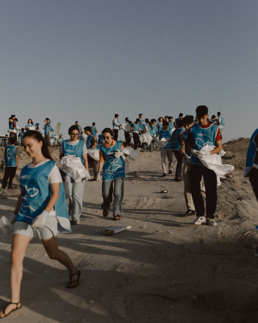 Leyla Aliyeva and Arzu Aliyeva participate in cleanup campaign in Bilgah