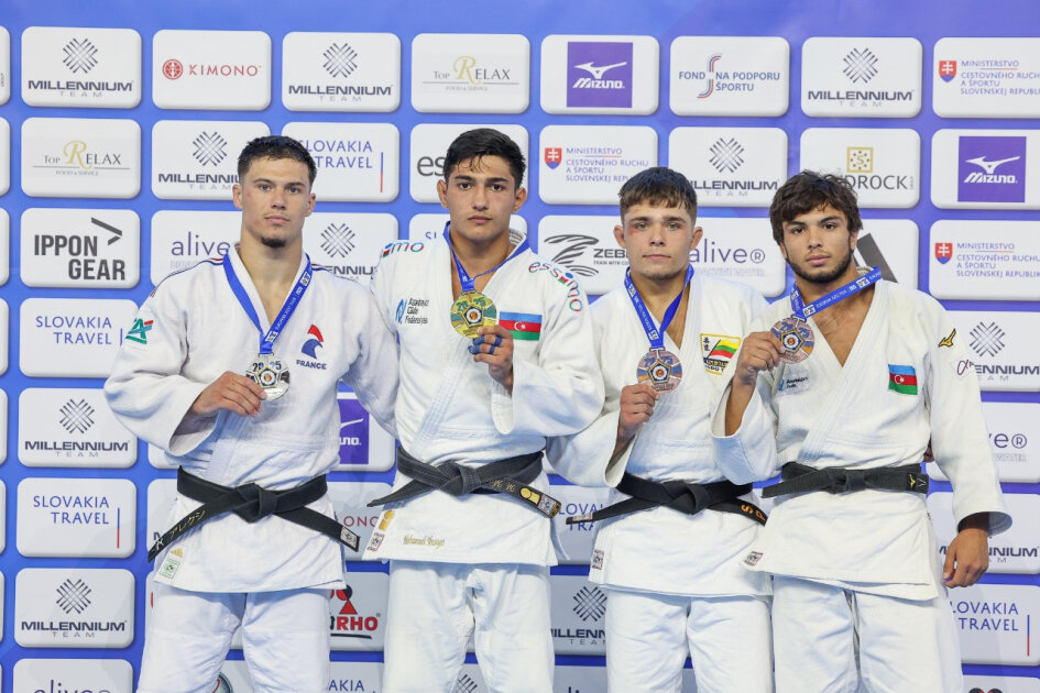 Azerbaijani judokas win three European medals