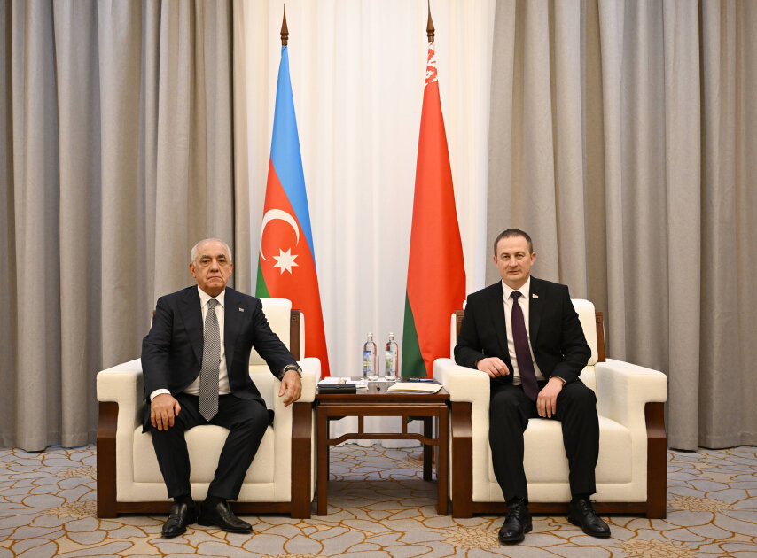 Azerbaijani and Belarussian Prime Ministers hold talks in Minsk