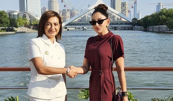 Mehriban Aliyeva joins the SCO First Ladies’ boat trip - Photo