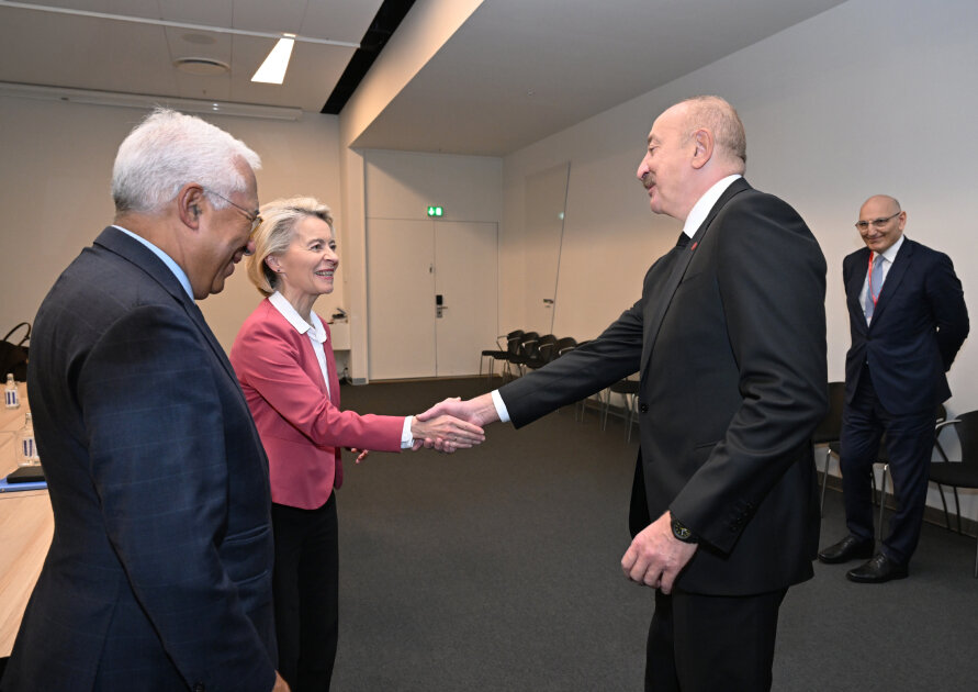 President Ilham Aliyev met with President of European Council and President of European Commission in Copenhagen
