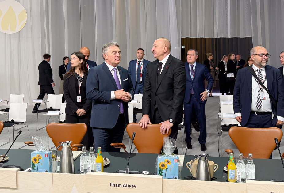 President Ilham Aliyev is participating in opening plenary session of the 7th European Political Community Summit