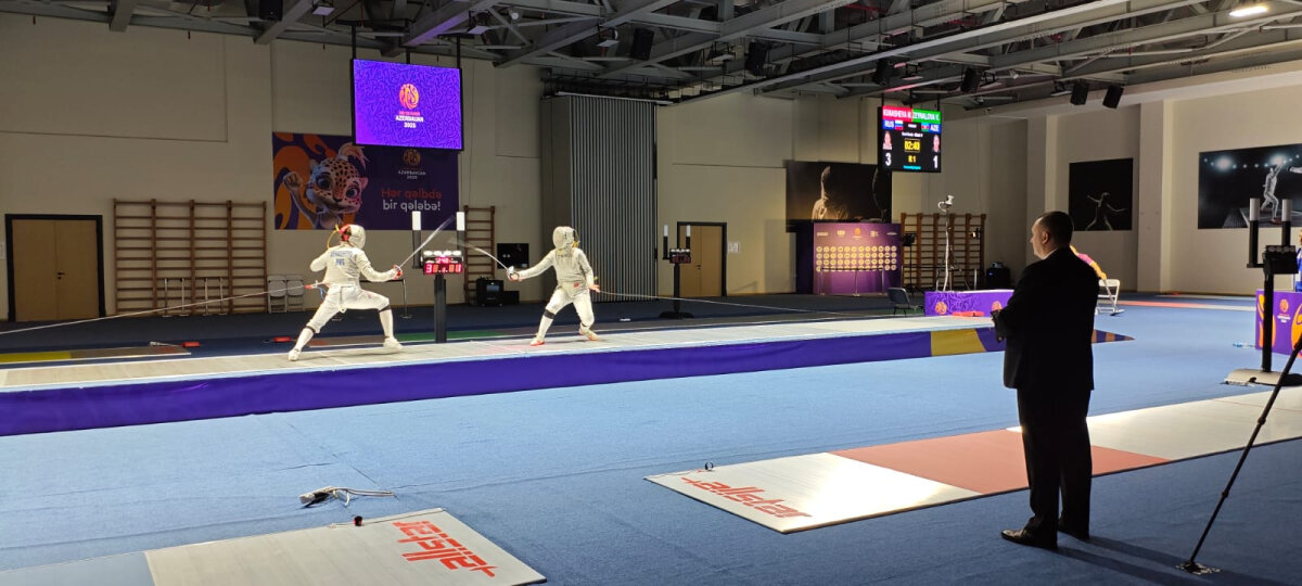 Azerbaijani fencers claim bronze medals at CIS games