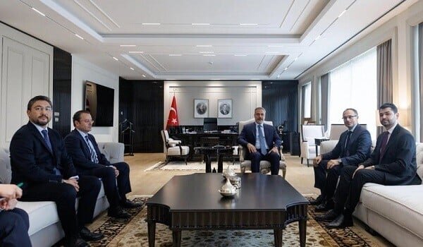 Hakan Fidan meets TURKPA Secretary General Ramil Hasan