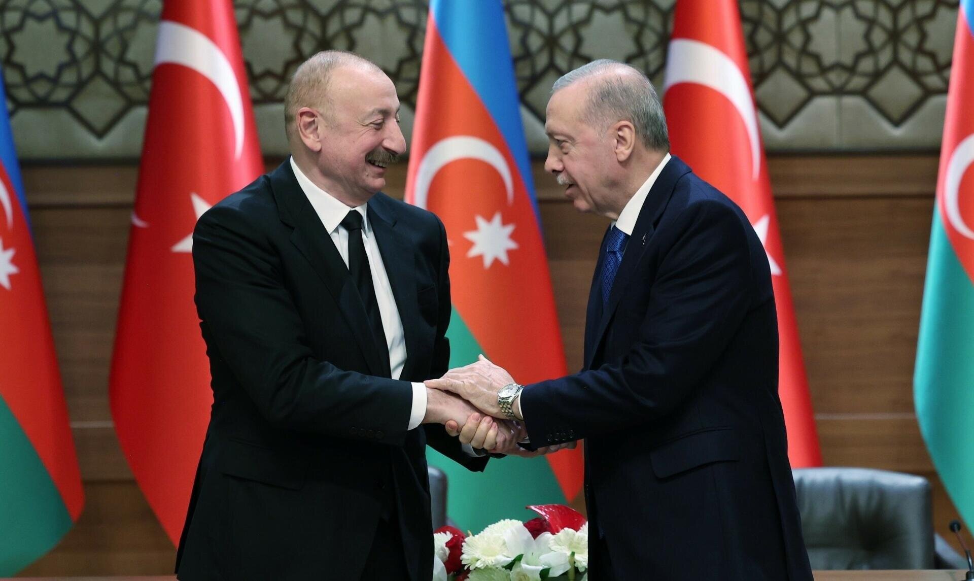 Aliyev and Erdogan meet on sidelines of Gaza Summit