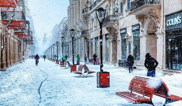Snow expected in Baku
