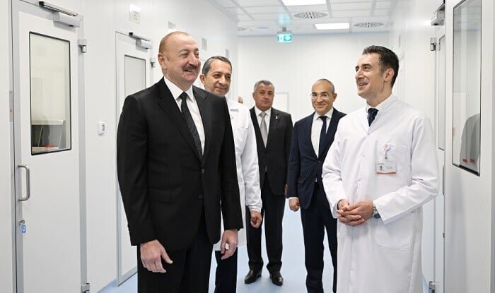 Ilham Aliyev opens new Scandens pharmaceutical plant - Photo