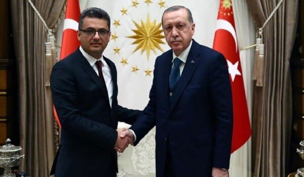 Erdogan welcomes Northern Cyprus President in Ankara