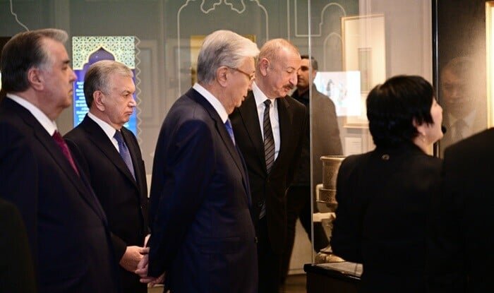 Ilham Aliyev tours Islamic Civilization Center in Tashkent
