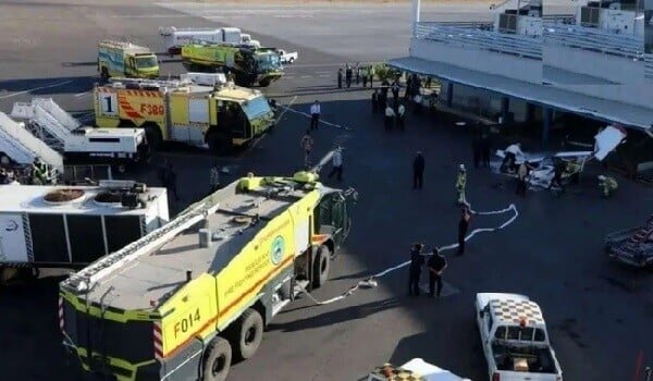 Training plane crashes at Tabriz Airport