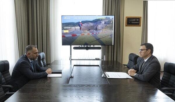 AzerGold chief meets Yukselish competition winner