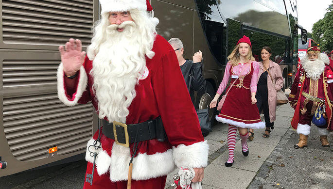 Drunk Santa halted a service train in Sweden