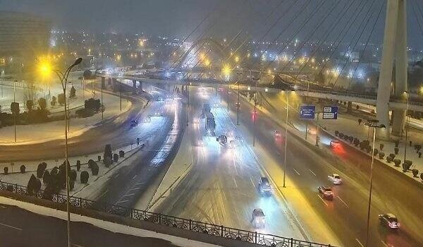 Ice possible on the Azerbaijani mountain roads