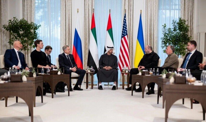 Second round of Ukraine peace talks begins in Abu Dhabi