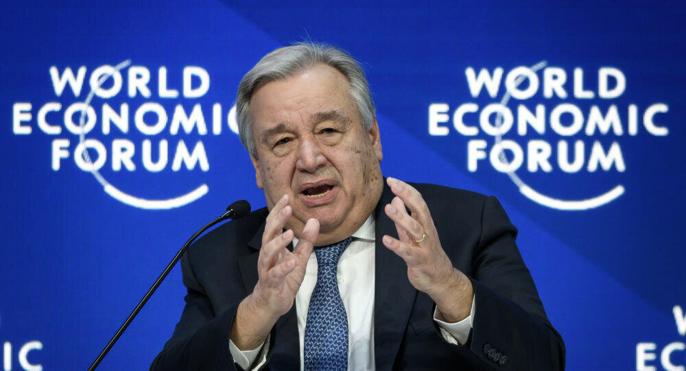 Guterres cancels Davos trip due to illness