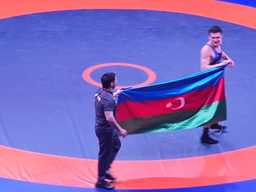 Azerbaijani Greco-Roman wrestler crowned European champion in Serbia