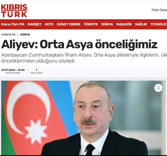 President Ilham Aliyev’s visit to Kyrgyzstan in spotlight of Turkish and Northern Cyprus media outlets