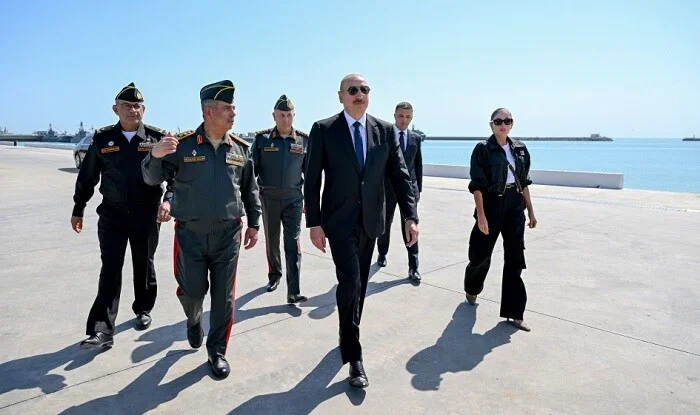 President Ilham Aliyev visited Azerbaijani Navy - Photo